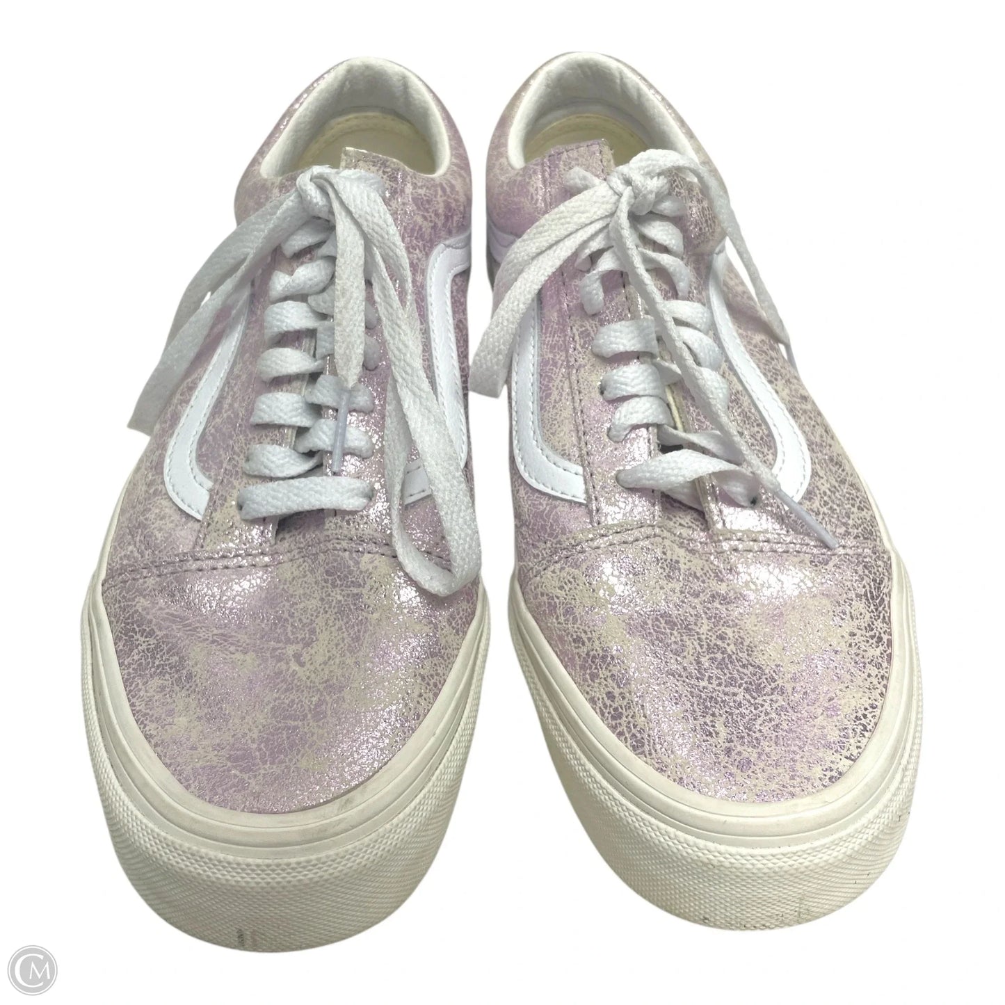 Shoes Sneakers By Vans In Purple & Tan, Size: 9