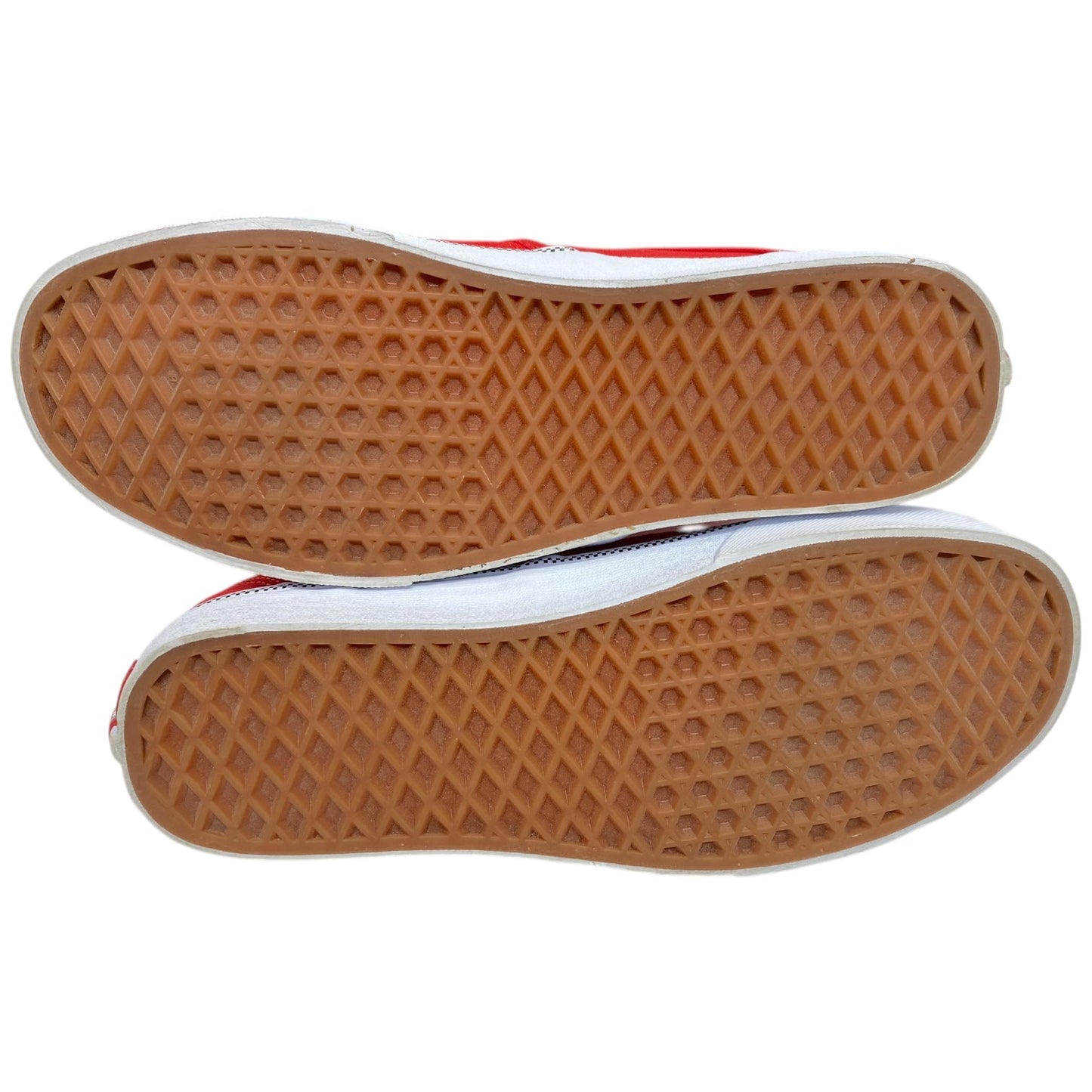 Shoes Flats By Vans In Red, Size: 9.5