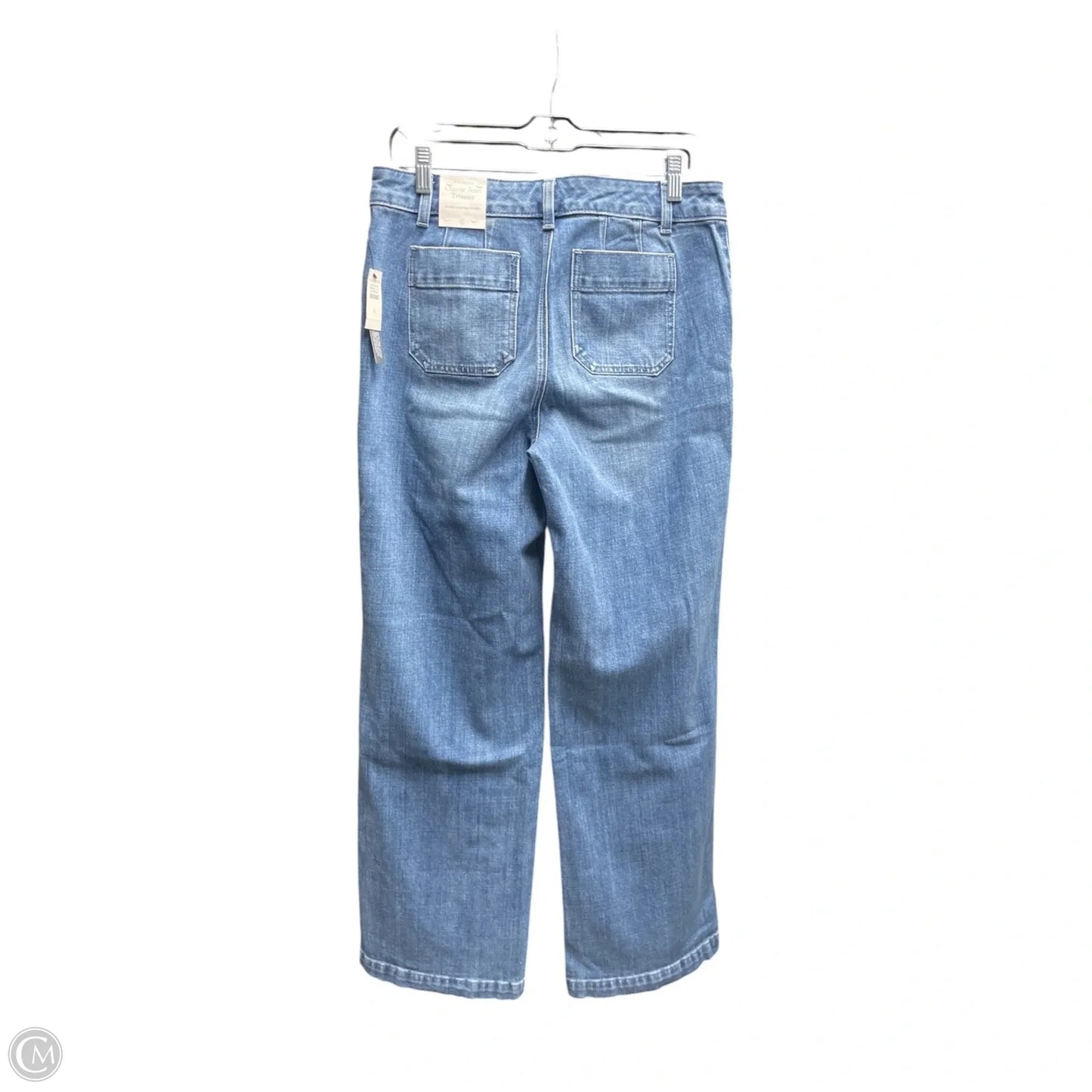 Jeans Straight By Talbots In Blue Denim, Size: 6