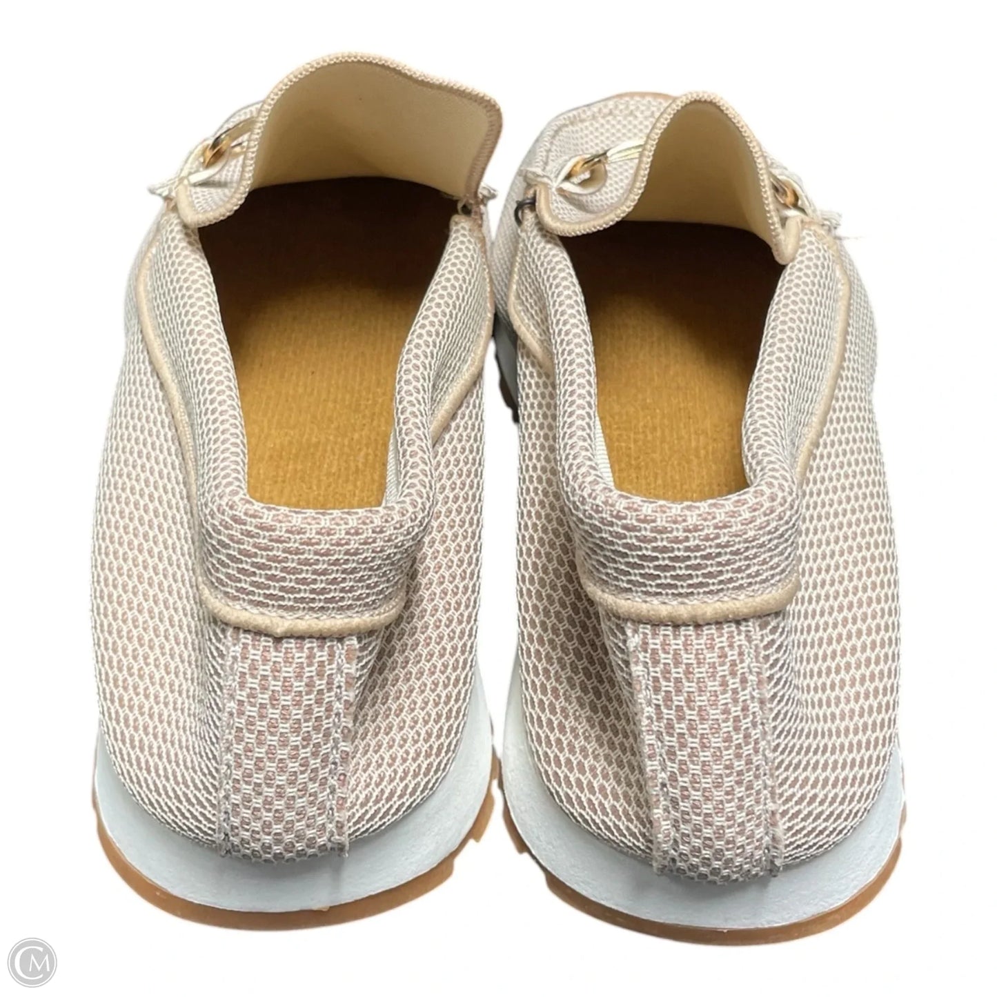 Shoes Flats By Clothes Mentor In Cream & Tan, Size: 11