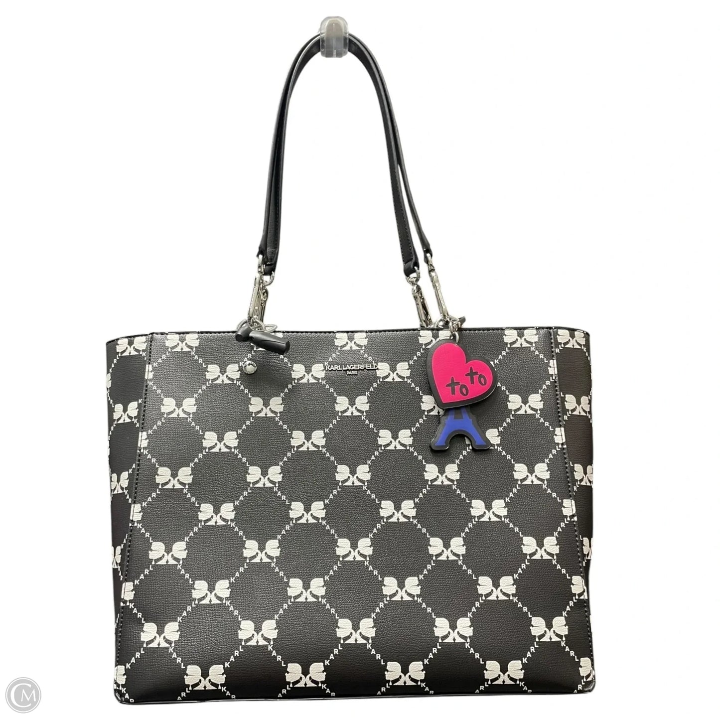 Tote Designer By Karl Lagerfeld, Size: Large