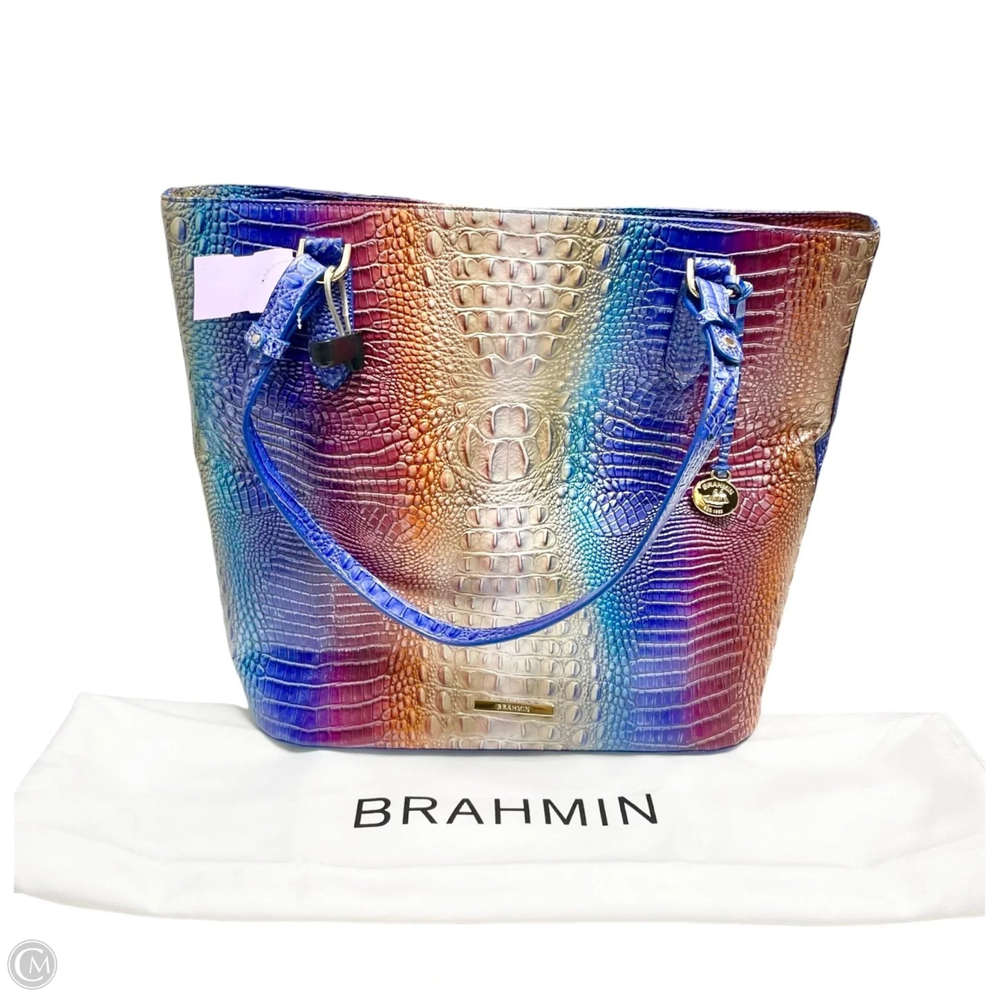 Tote Designer By Brahmin, Size: Large