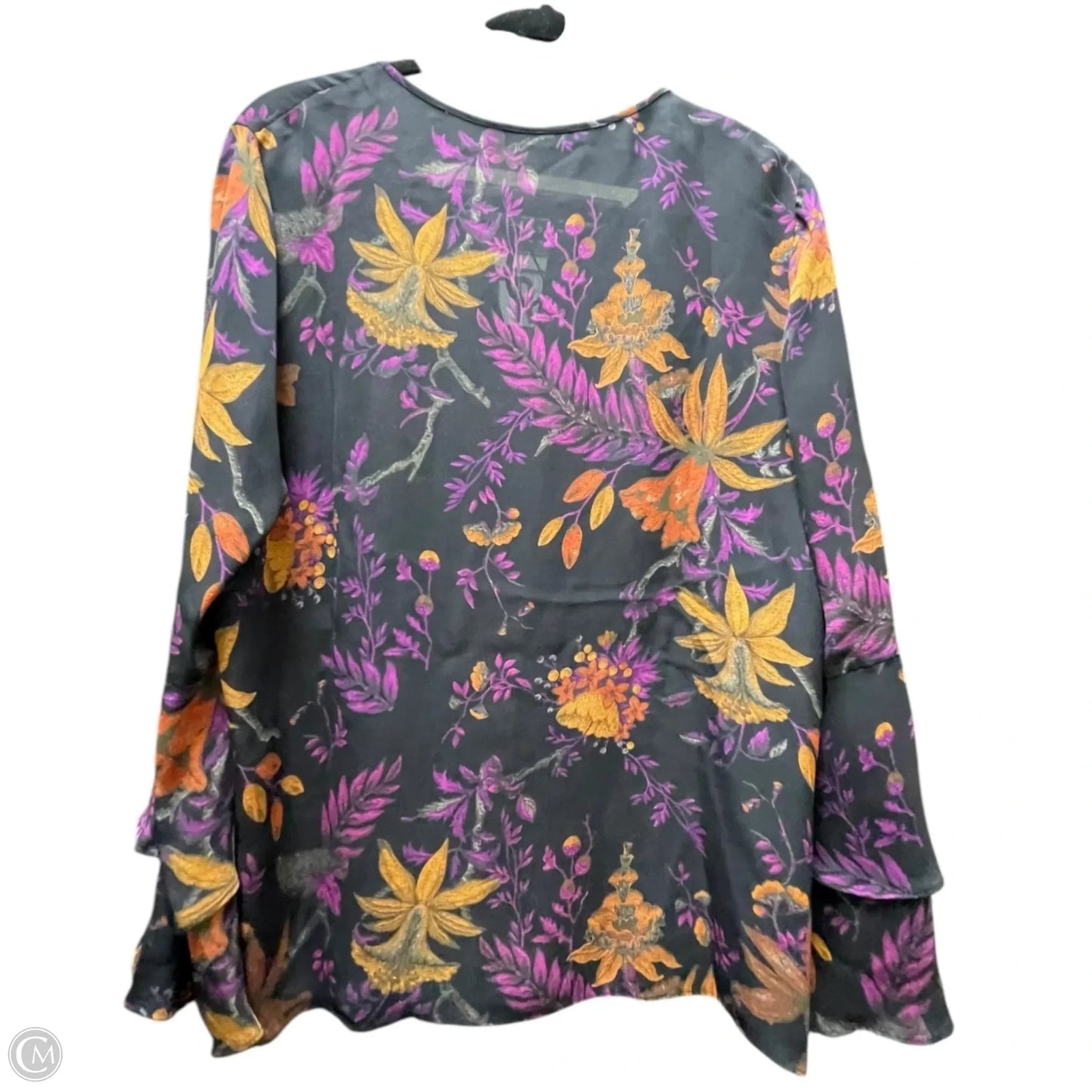 Blouse Long Sleeve By KOBI HALPERIN In Floral Print, Size: L