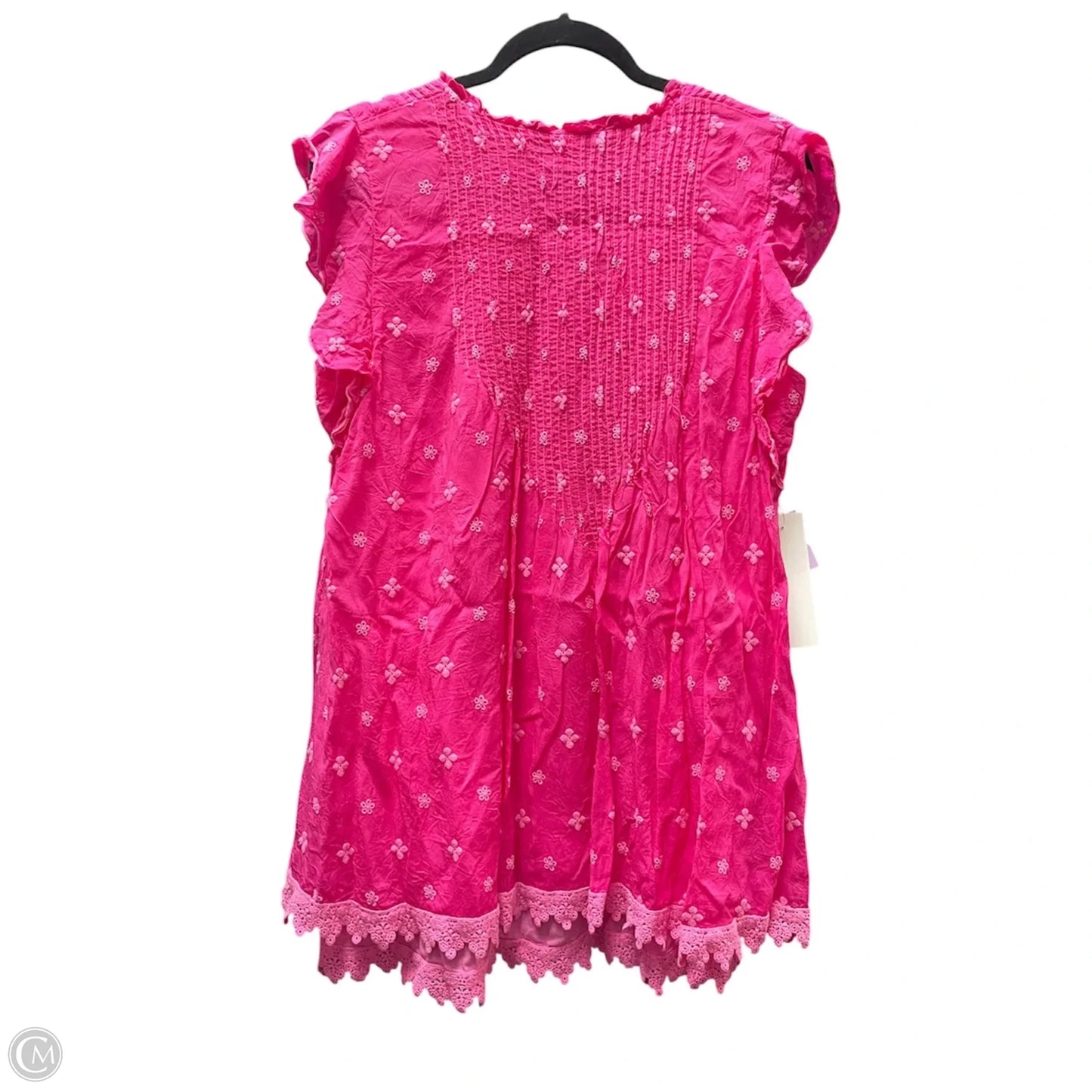 Blouse Designer By Johnny Was In Pink, Size: M