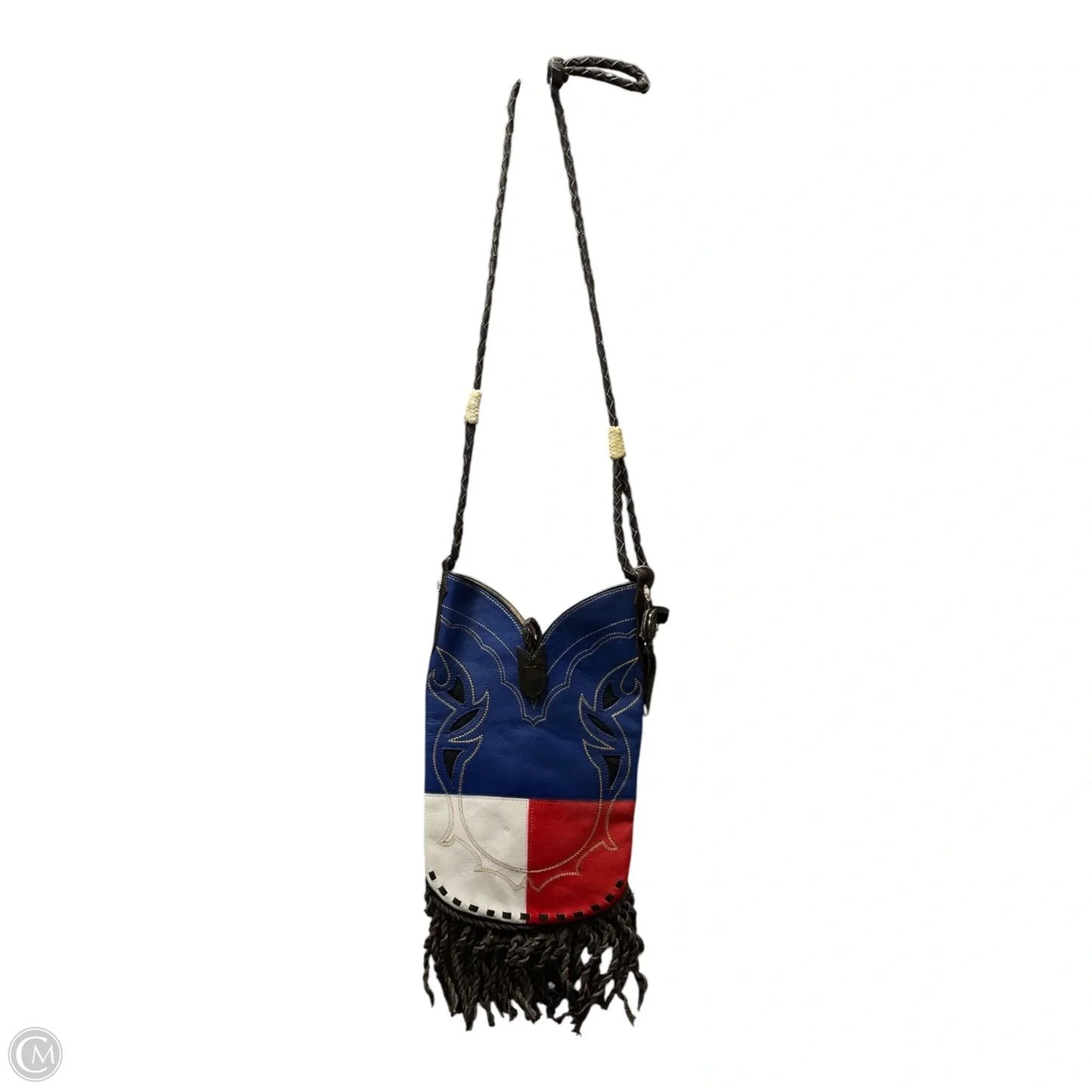 Crossbody Leather By MONTANA, Size: Medium