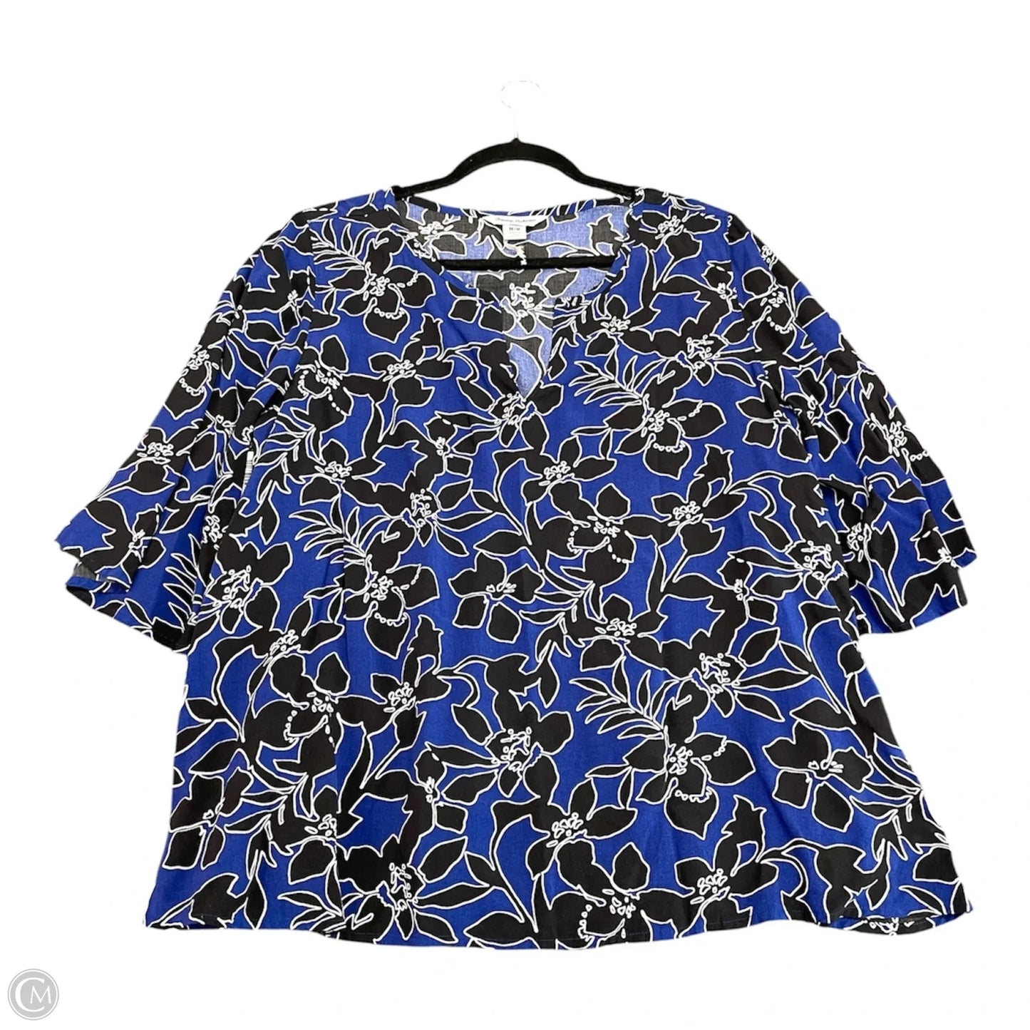 Blouse 3/4 Sleeve By Tommy Bahama In Floral Print, Size: M