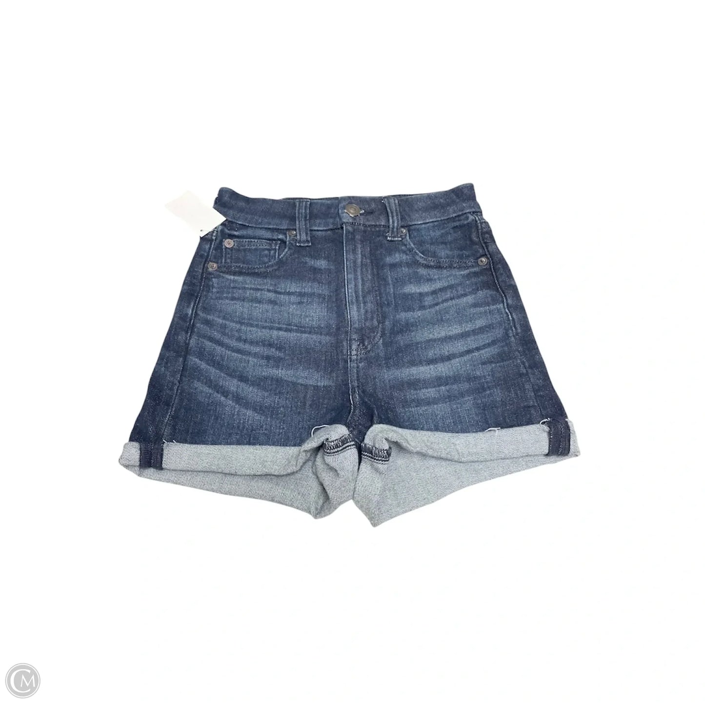 Shorts By American Eagle In Blue Denim, Size: Xxs