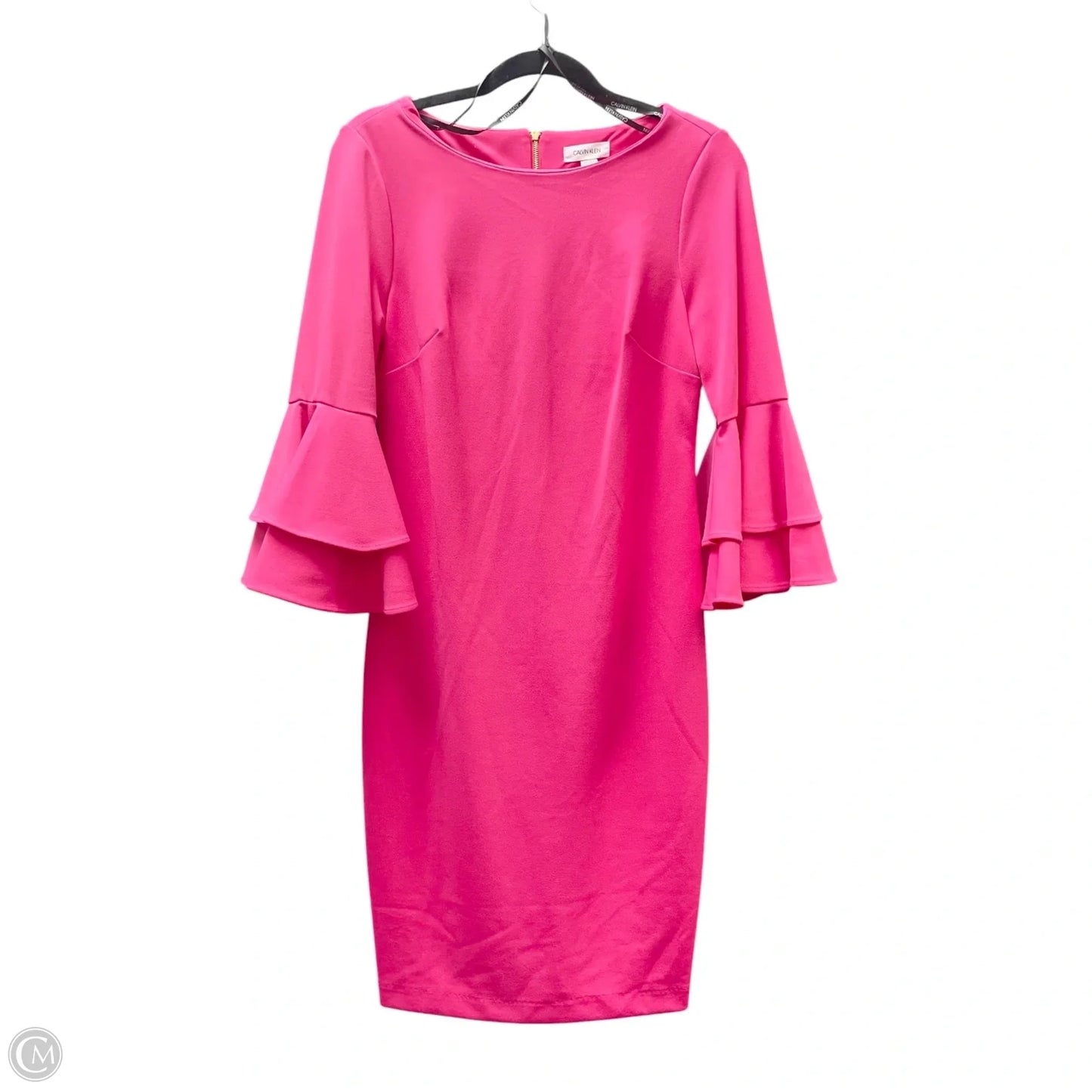 Dress Casual Short By Calvin Klein In Pink, Size: 8