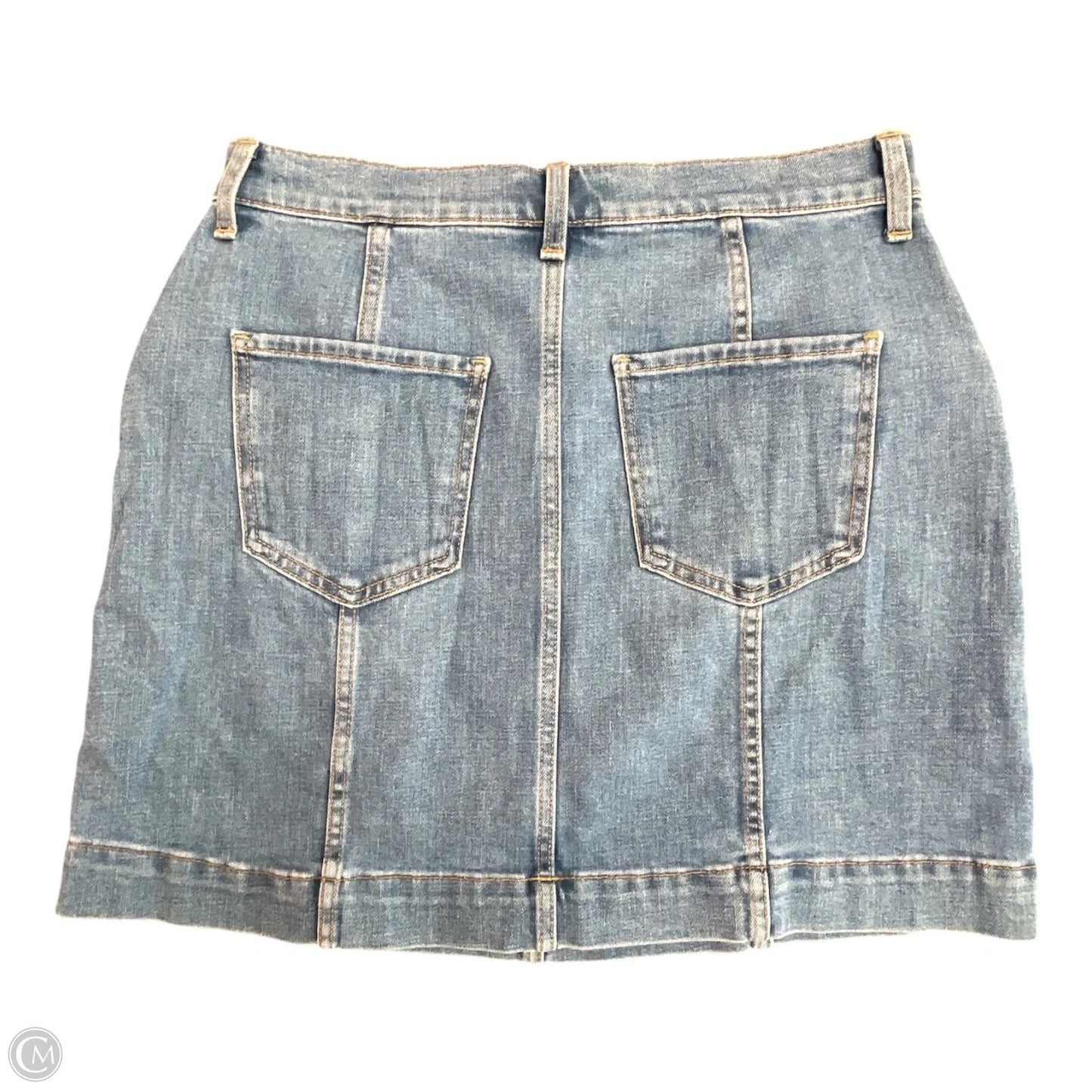 Skirt Mini & Short By Banana Republic In Blue Denim, Size: 8
