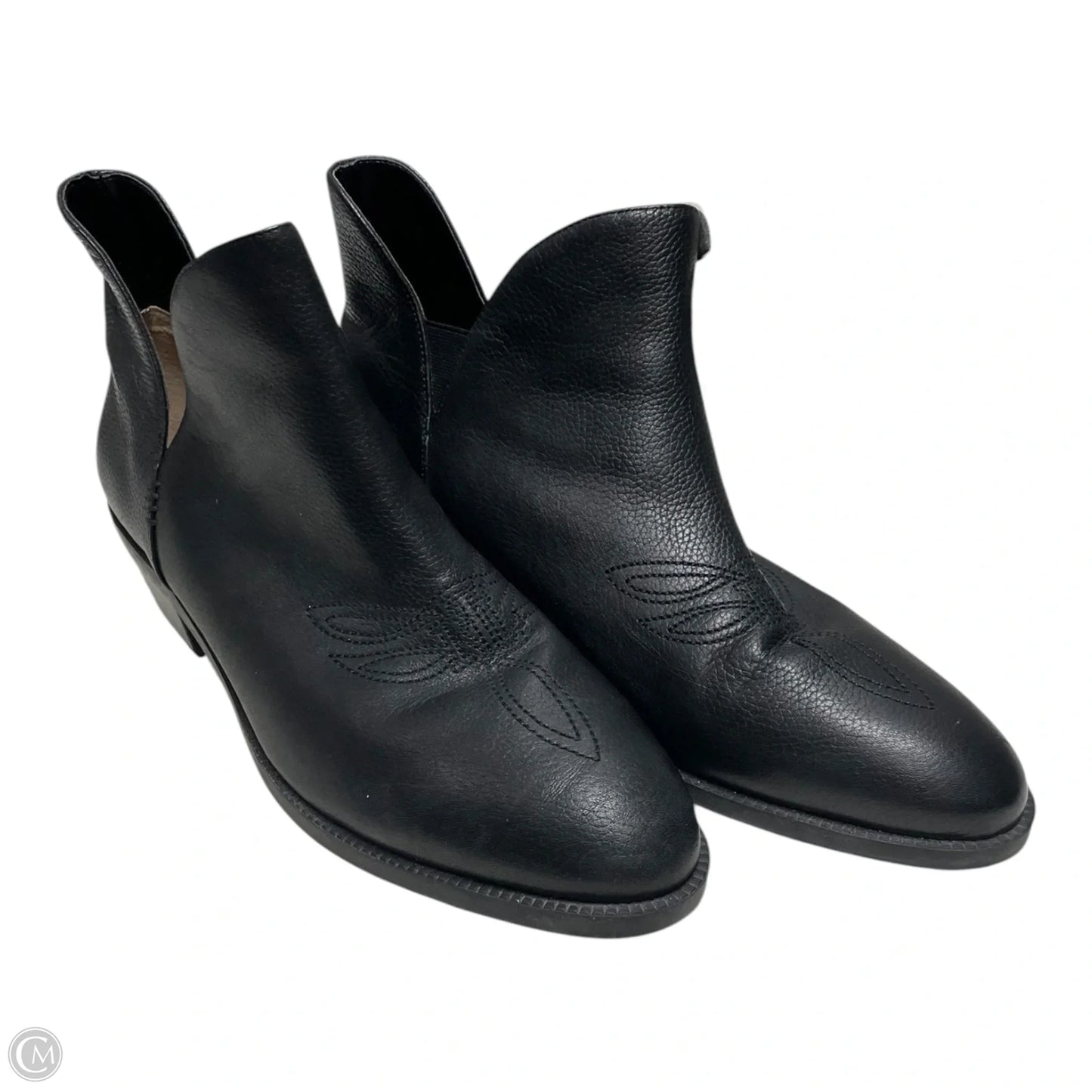 Boots Western By Lauren By Ralph Lauren In Black, Size: 10