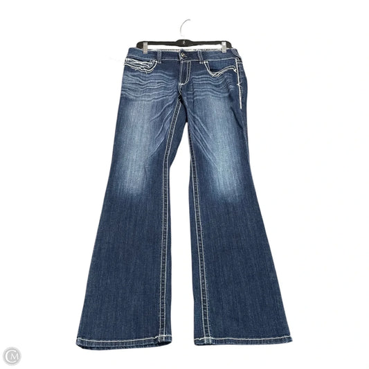 Jeans Boot Cut By Ariat In Blue Denim, Size: 12