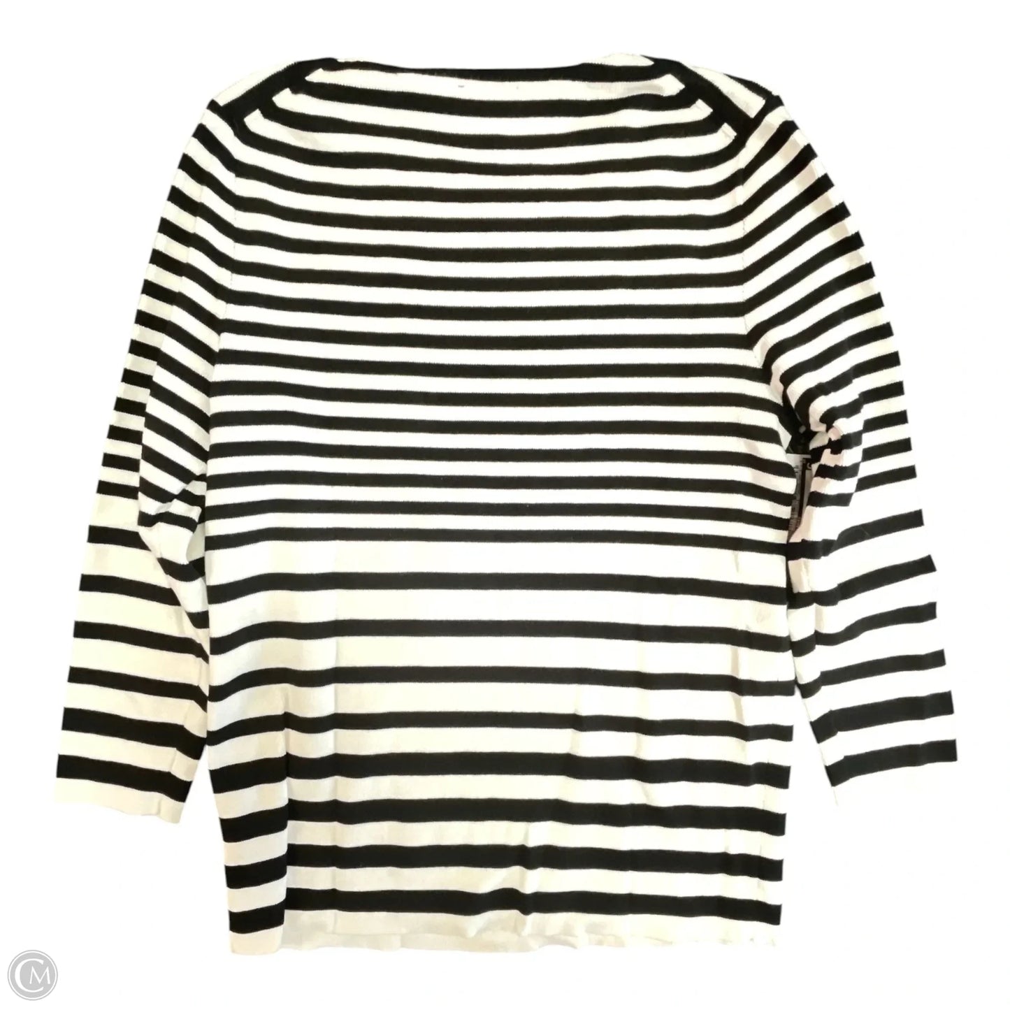 Sweater By Talbots In Striped Pattern, Size: M