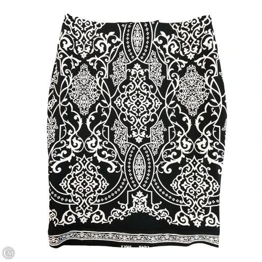 Skirt Mini & Short By White House Black Market In Black & White, Size: 8