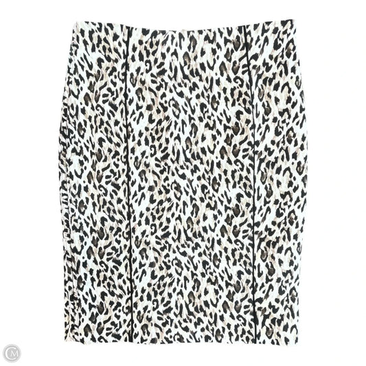 Skirt Mini & Short By White House Black Market In Animal Print, Size: 10