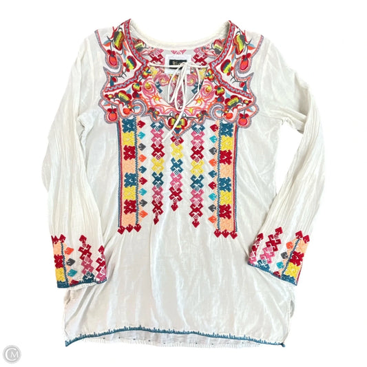 Tunic Designer By Johnny Was In Multi-colored, Size: M