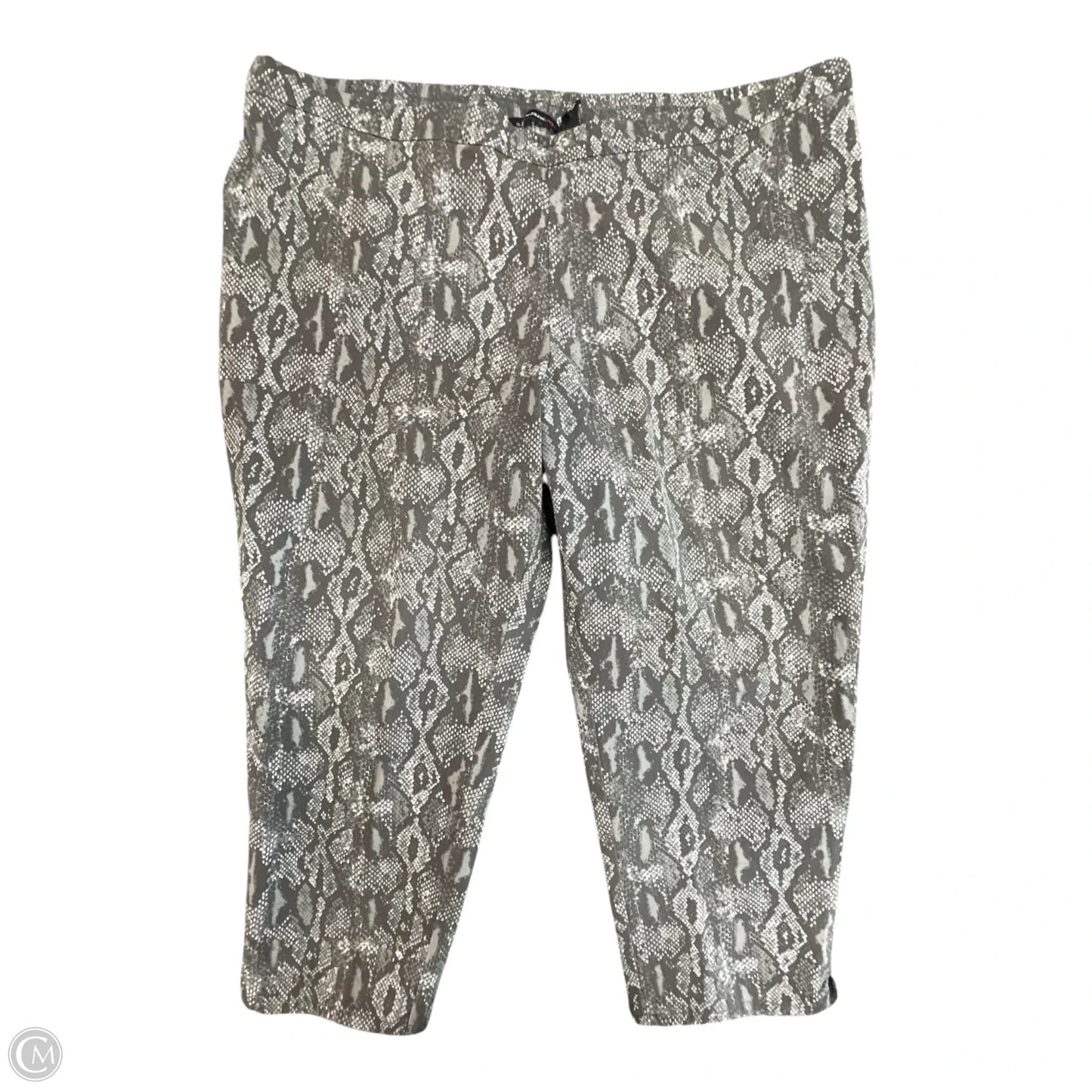 Pants Other By Isaac Mizrahi Live Qvc In Snakeskin Print, Size: 3x