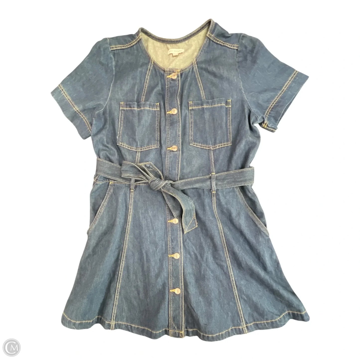 Dress Casual Short By Free Assembly In Blue Denim, Size: Xl
