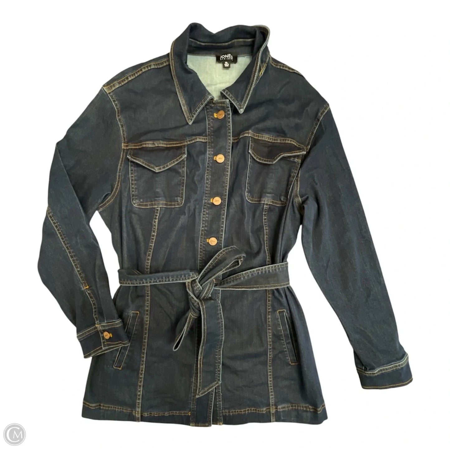 Jacket Denim By Jones New York In Blue Denim, Size: Xl