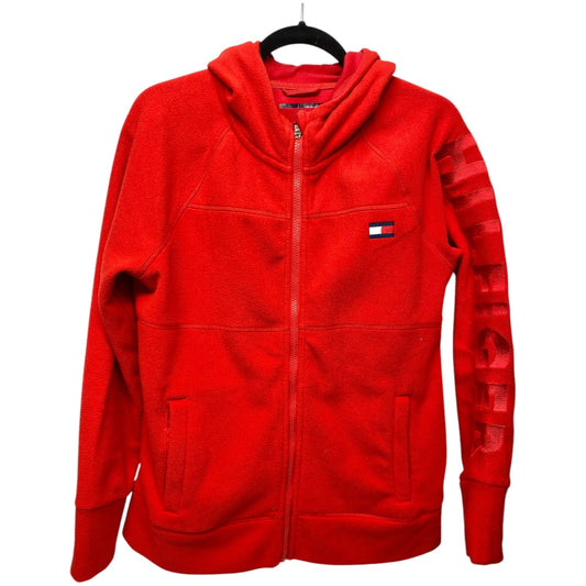 Jacket Fleece By Tommy Hilfiger In Red, Size: M