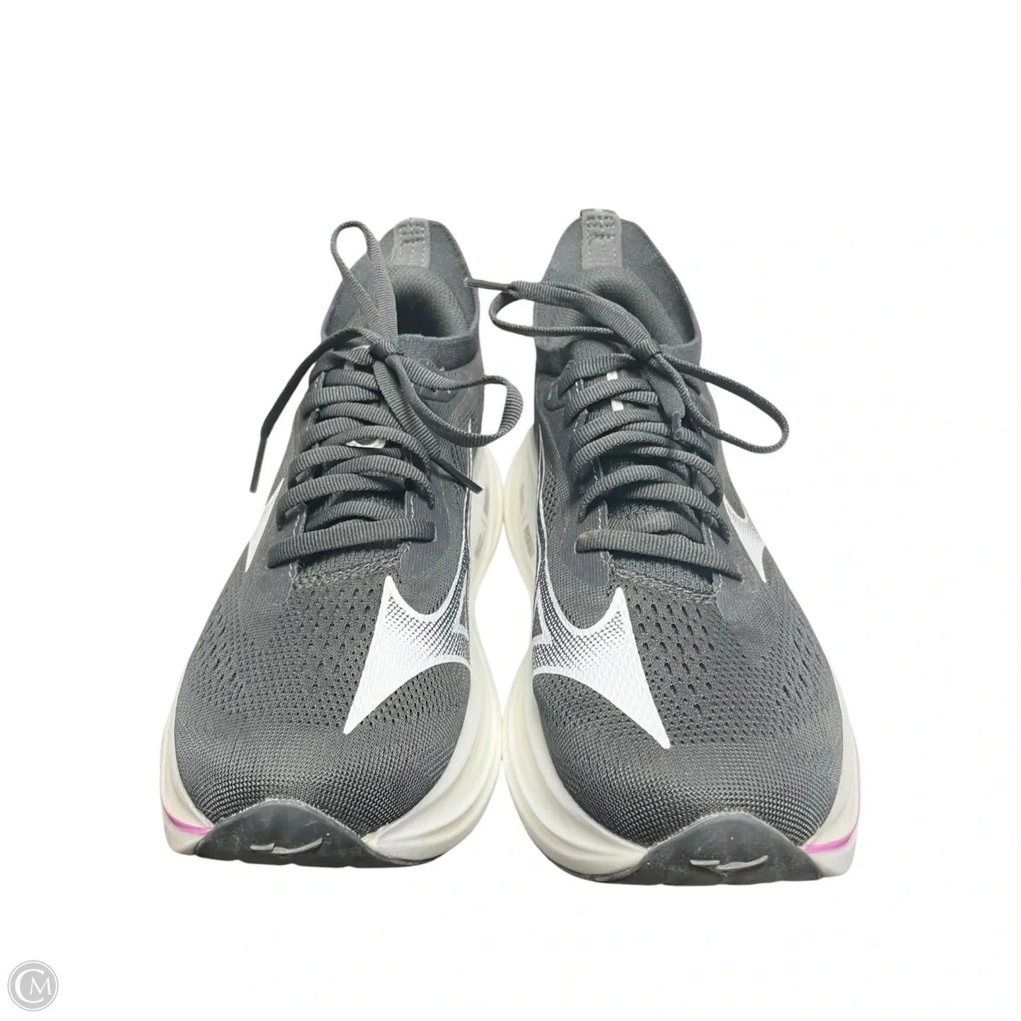 Shoes Athletic By Mizuno In Black & White, Size: 8