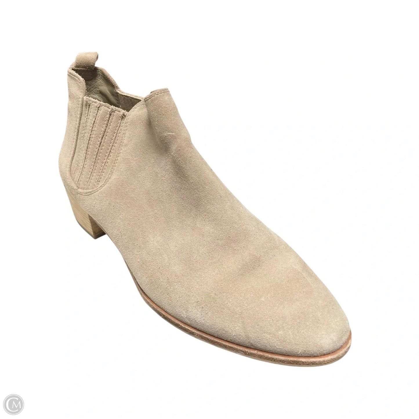 Boots Ankle Heels By Michael By Michael Kors In Beige, Size: 8