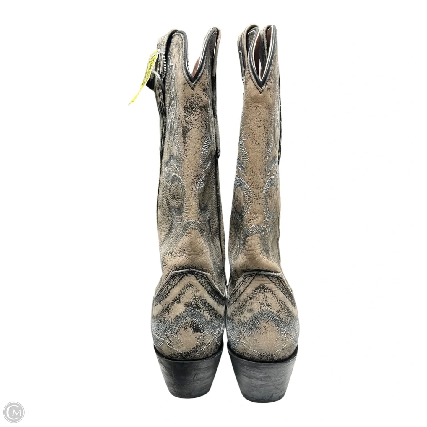 Boots Western By Dan Post In Grey & Tan, Size: 7
