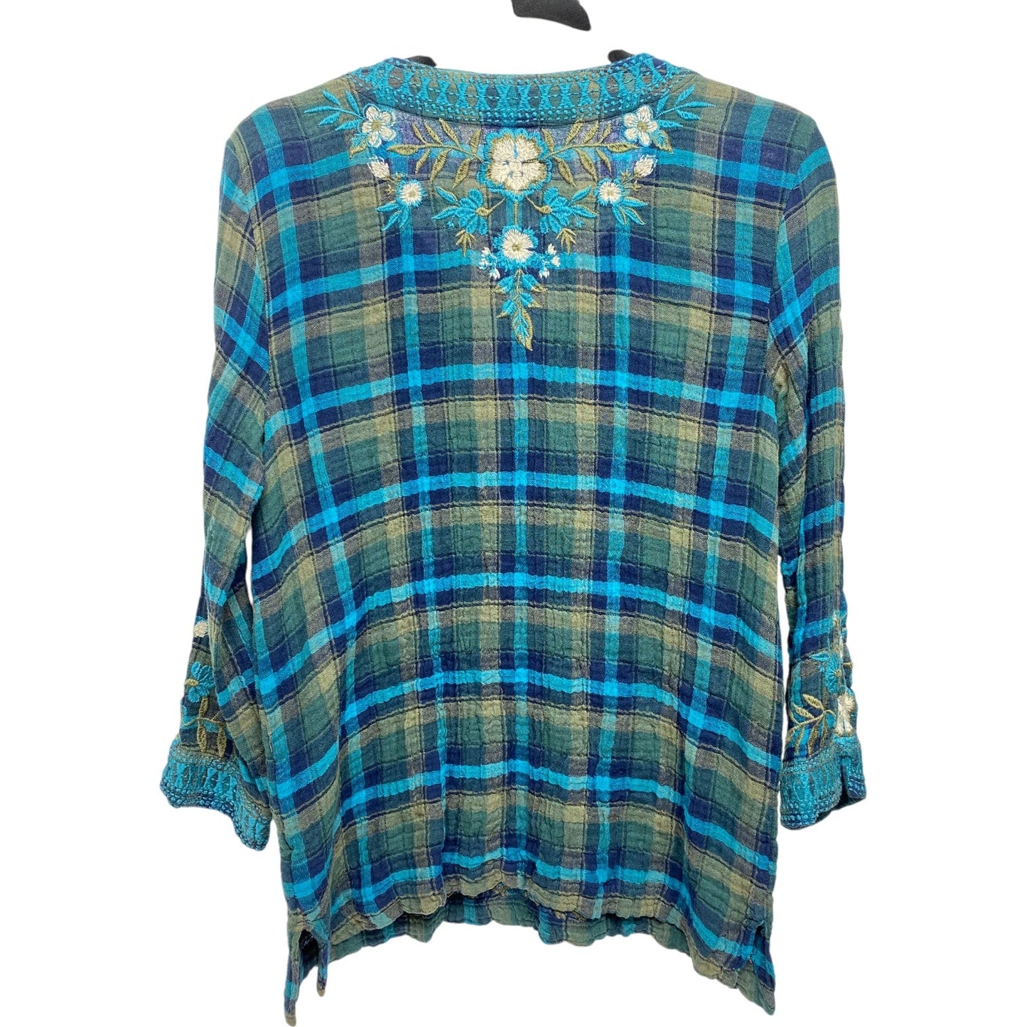 Top Long Sleeve By Johnny Was In Floral Print, Size: Xs