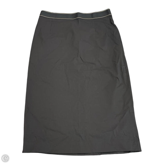 Skirt Midi By Vince In Black, Size: M