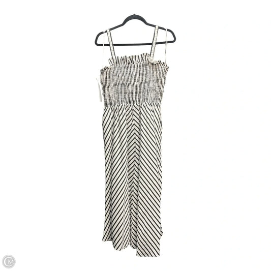 Dress Casual Midi By English Factory In Striped Pattern, Size: M