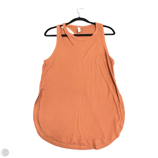Athletic Tank Top By Alo In Orange, Size: S