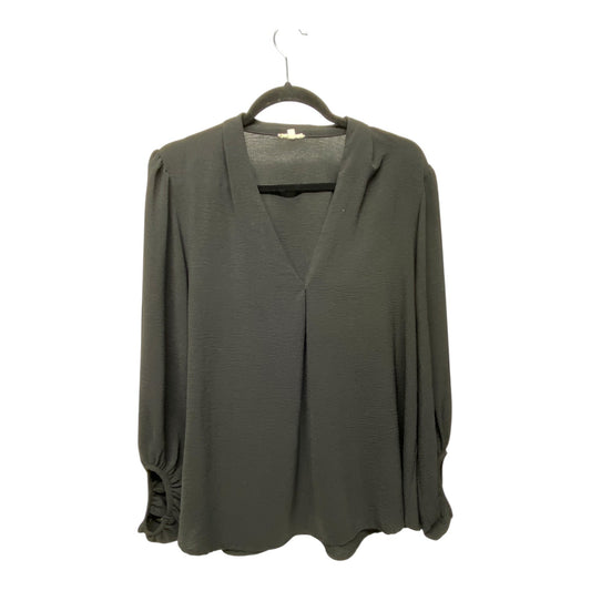 Top Long Sleeve By Jodifl In Black, Size: M