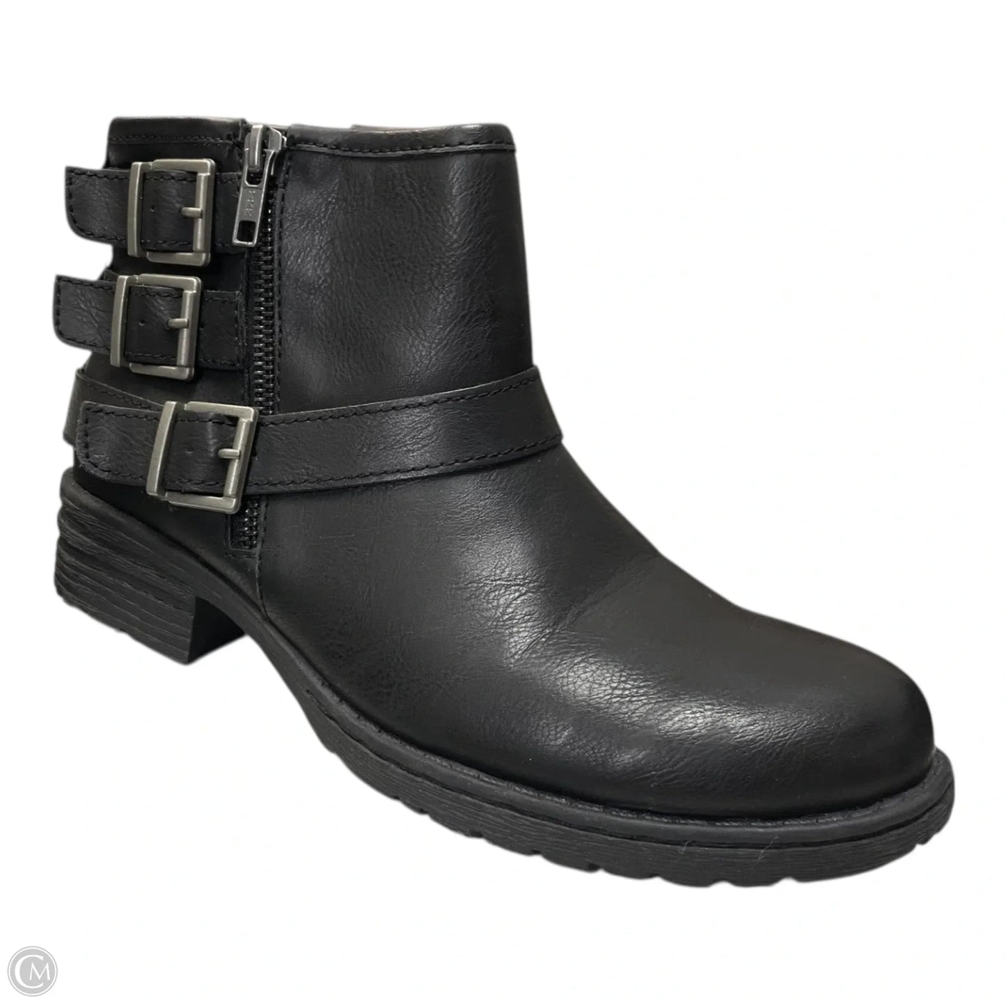 Boots Ankle Heels By Boc In Black, Size: 6.5