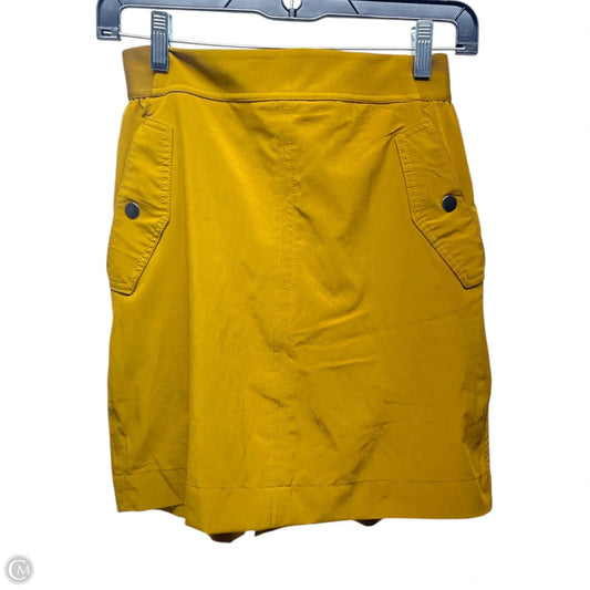 Athletic Skort By Athleta In Yellow, Size: 0