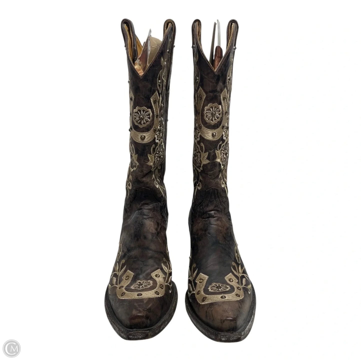 Boots Western By Old Gringo In Brown & Cream, Size: 6.5