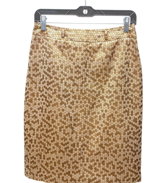 Skirt Midi By Worthington In Gold, Size: S