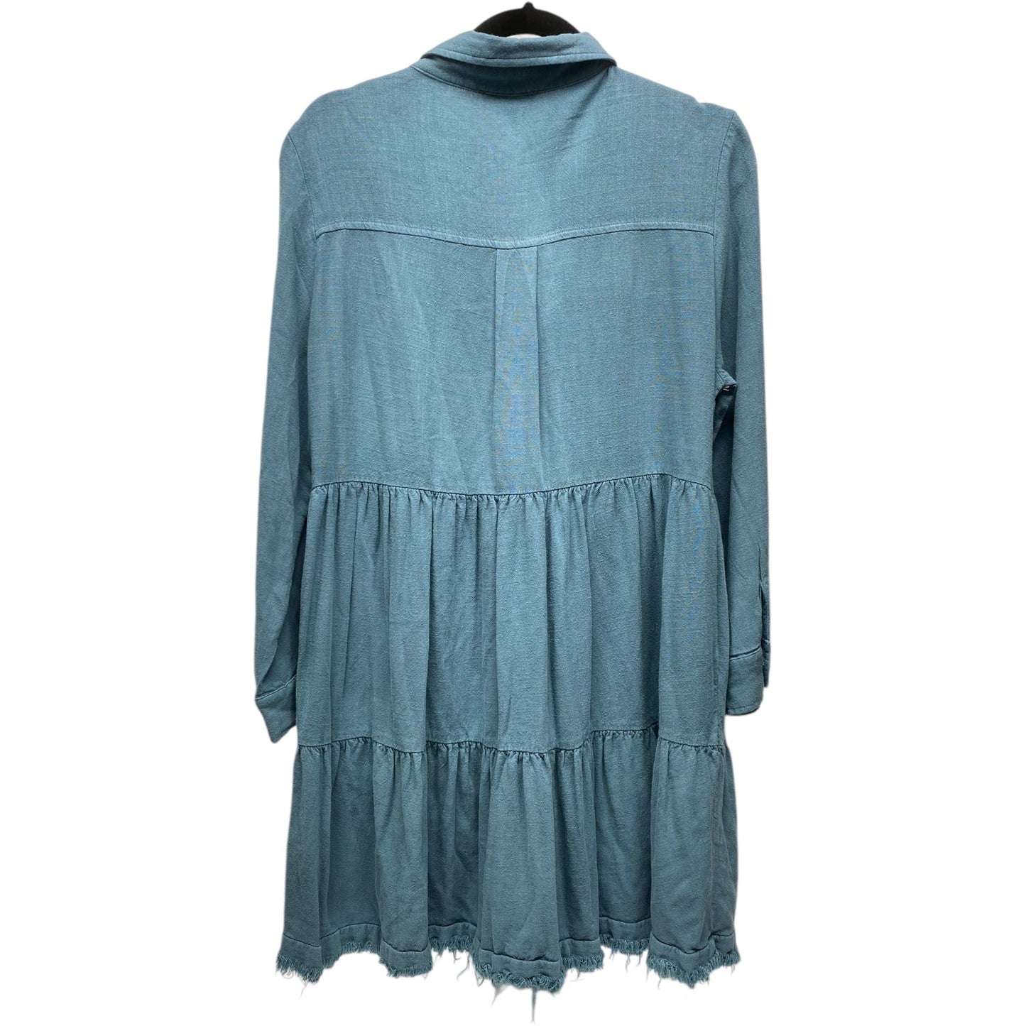 Dress Casual Midi By White Birch In Blue, Size: M