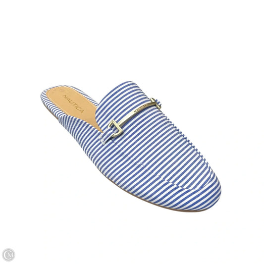 Shoes Flats By Nautica In Blue & White, Size: 8