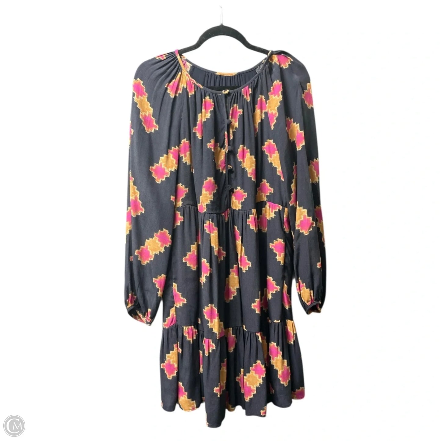 Dress Casual Short By Anthropologie In Blue & Orange, Size: Sp