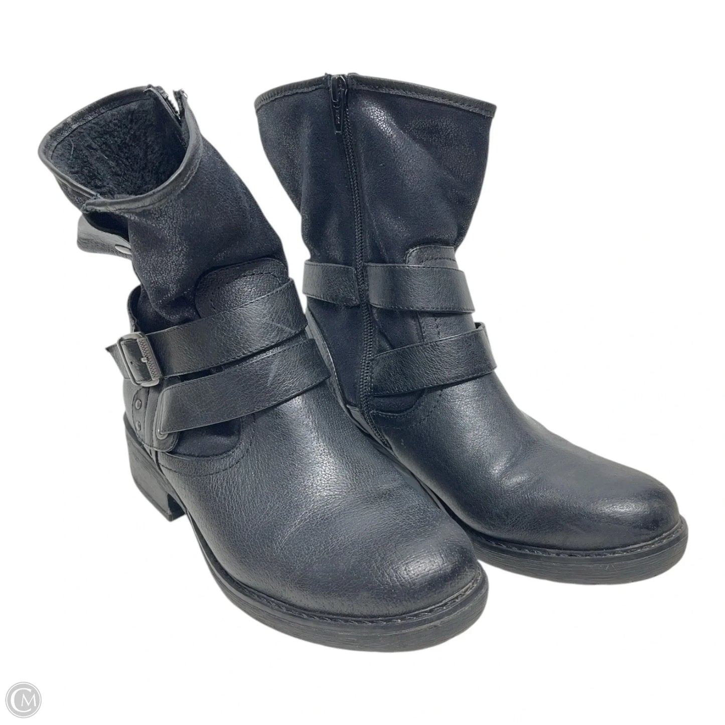 Boots Ankle Heels By Bare Traps In Black, Size: 7.5