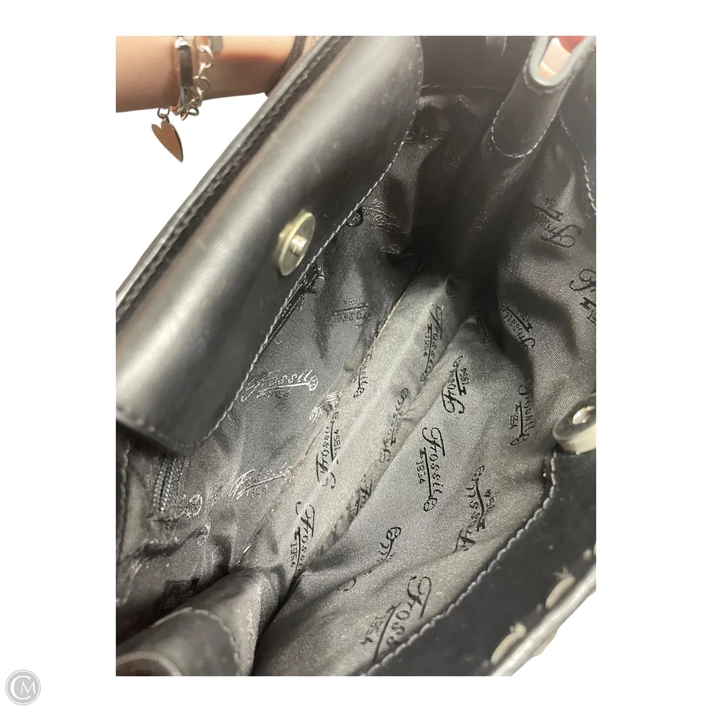 Handbag By Fossil, Size: Small