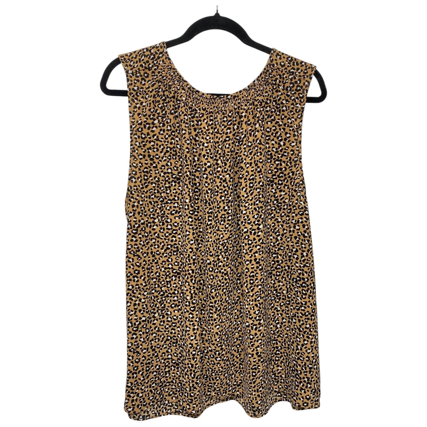 Top Sleeveless By Talbots In Animal Print, Size: 3x