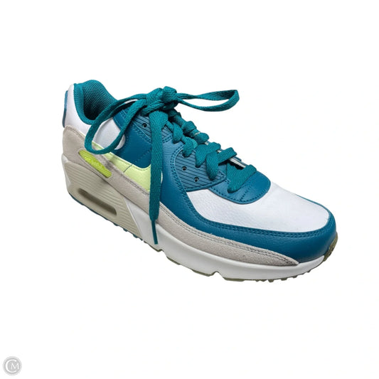 Shoes Sneakers By Nike In Green & White, Size: 7.5