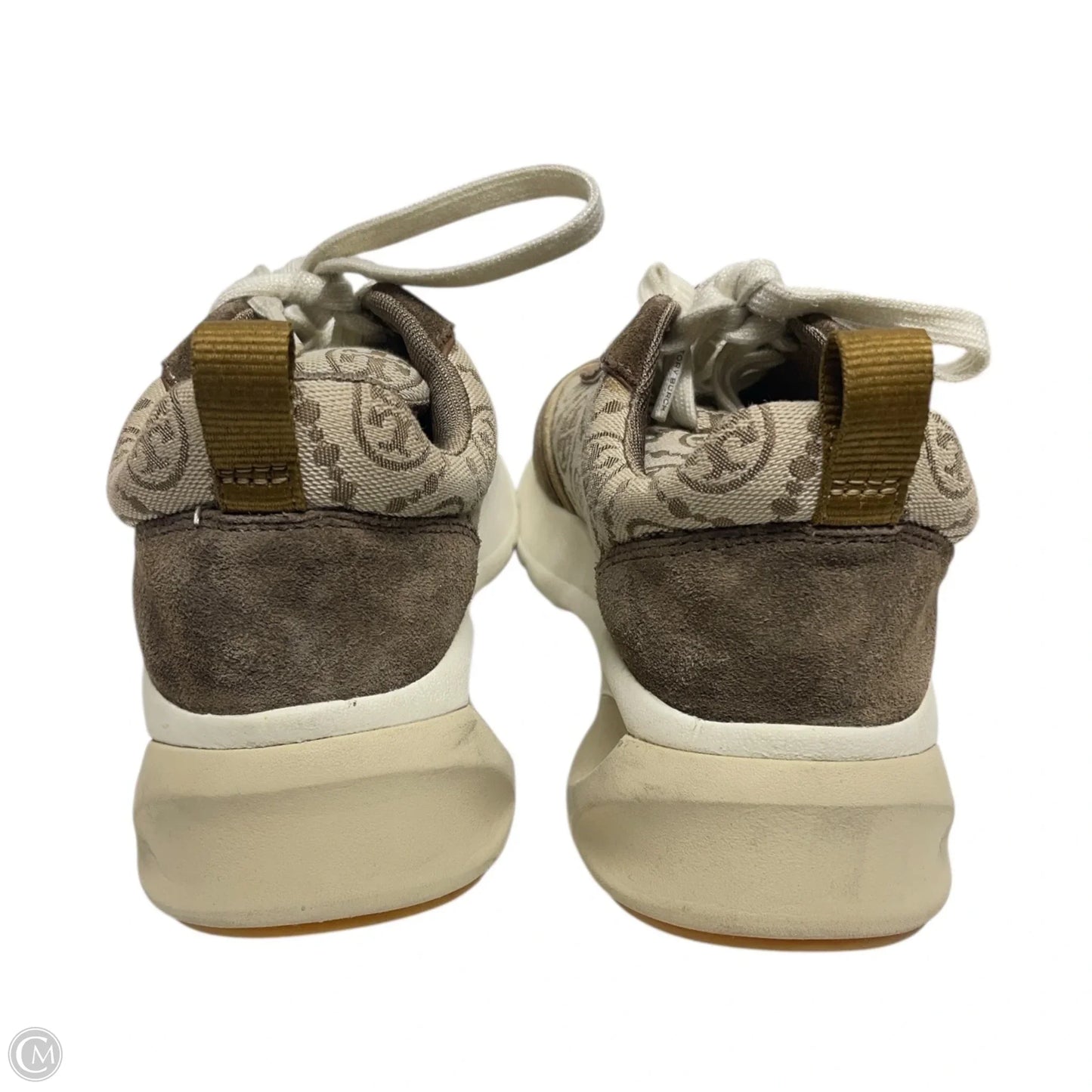 Shoes Designer By Tory Burch In Tan & White, Size: 6.5