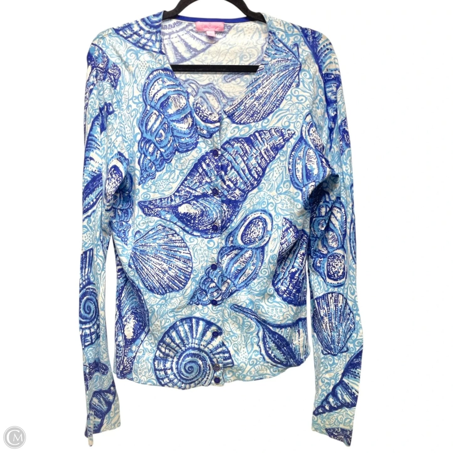 Cardigan Designer By Lilly Pulitzer In Blue, Size: Xl