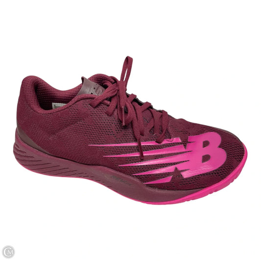 Shoes Athletic By New Balance In Pink & Red, Size: 8.5