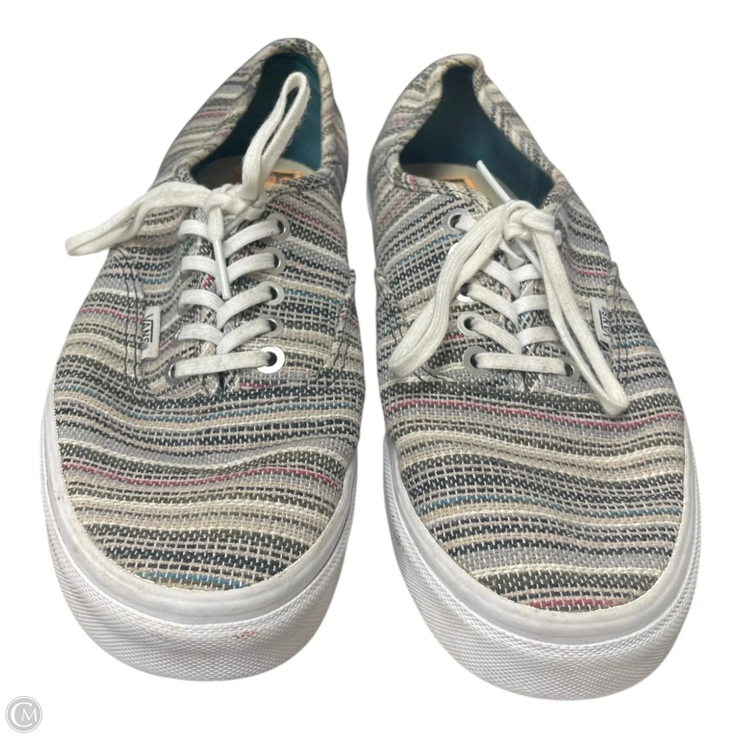 Shoes Sneakers By Vans In Black & White, Size: 7.5