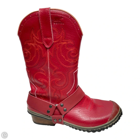Boots Western By Sorel In Red, Size: 8