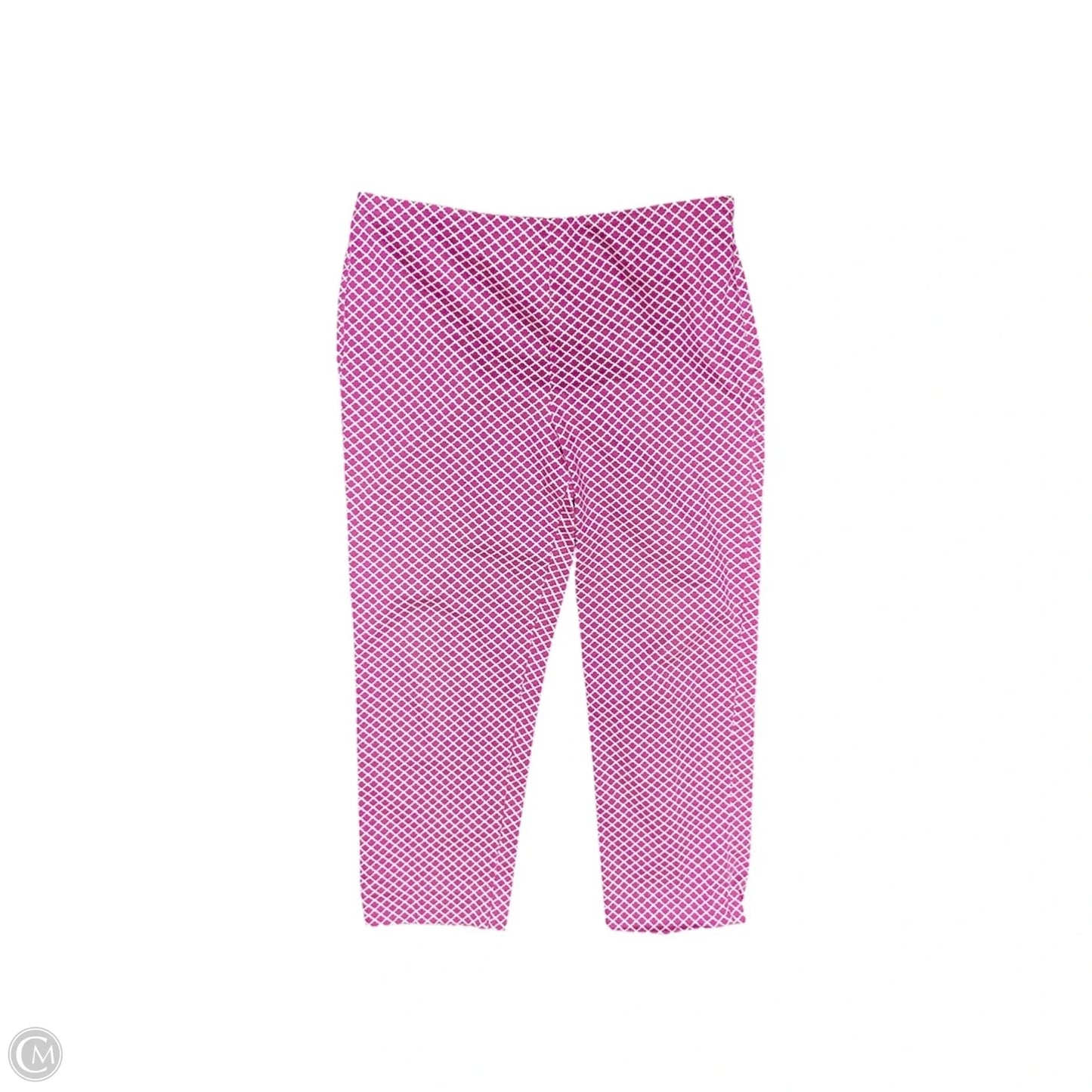 Pants Other By Talbots In Pink & White, Size: 12