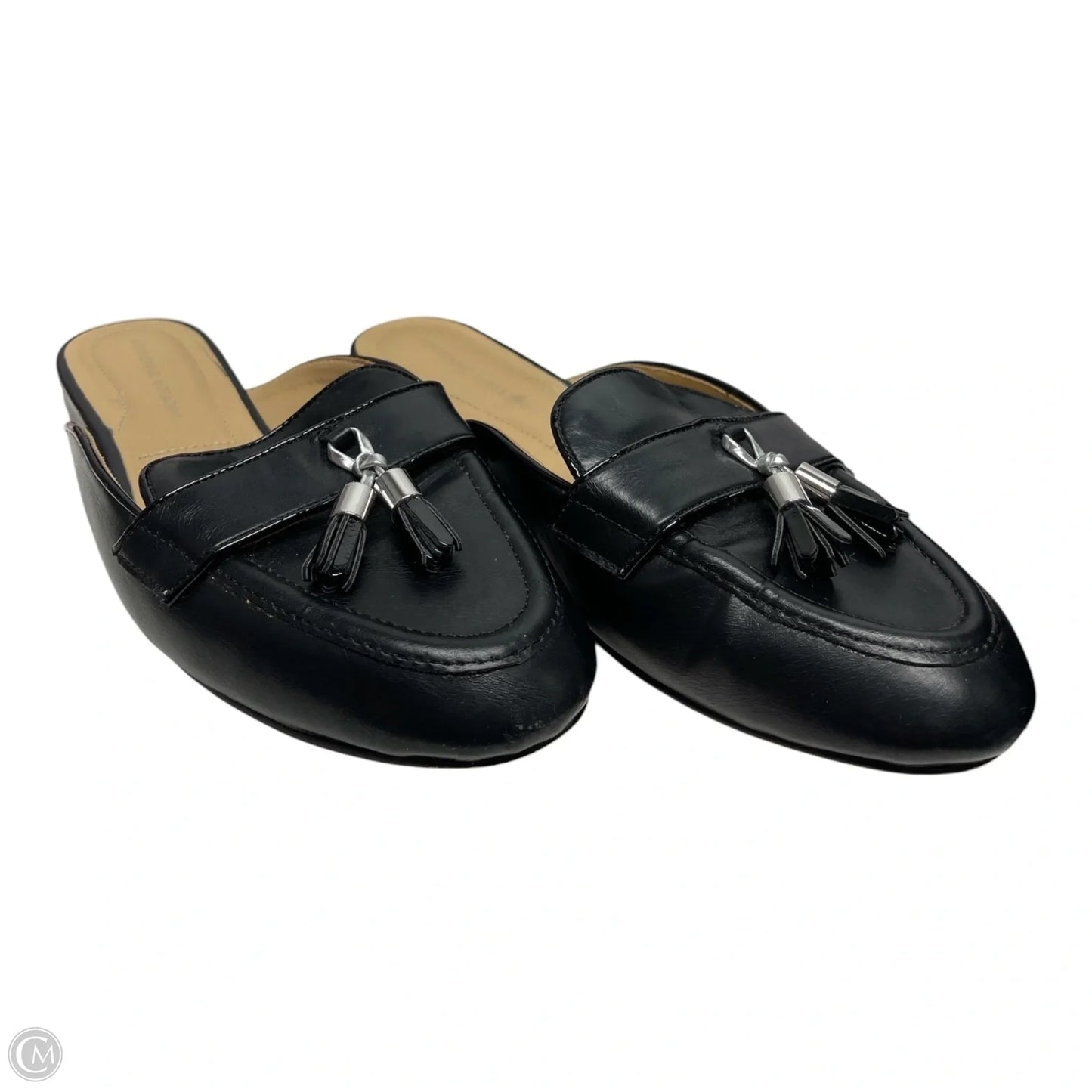 Shoes Flats By Adrienne Vittadini In Black & Tan, Size: 10
