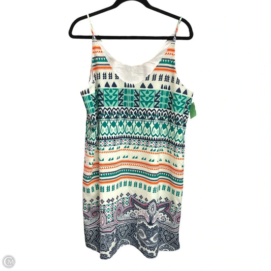 Dress Casual Short By Joy Joy In Multi-colored, Size: L